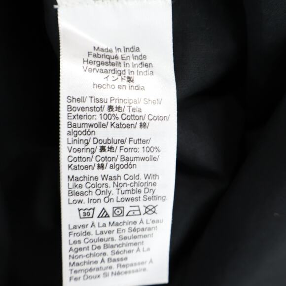 NWT J.Crew Collection Cecily Dress In 100% Cotton Poplin Lined Black Size 6 - Picture 9 of 10